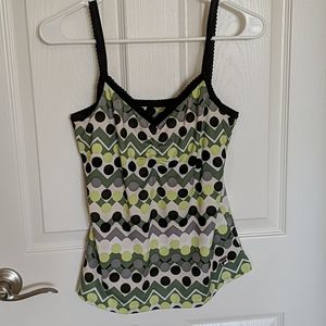 Fila Tennis Tank with Shelf Bra polka dots